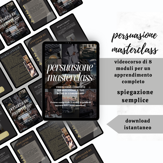 persuasione masterclass : Le Strategie Psicologiche che Fanno Dire di Sì